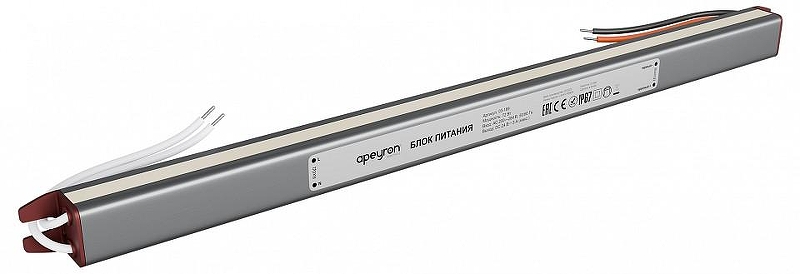 Блок питания с проводом Apeyron Electrics 03-189 цвет Серебро
