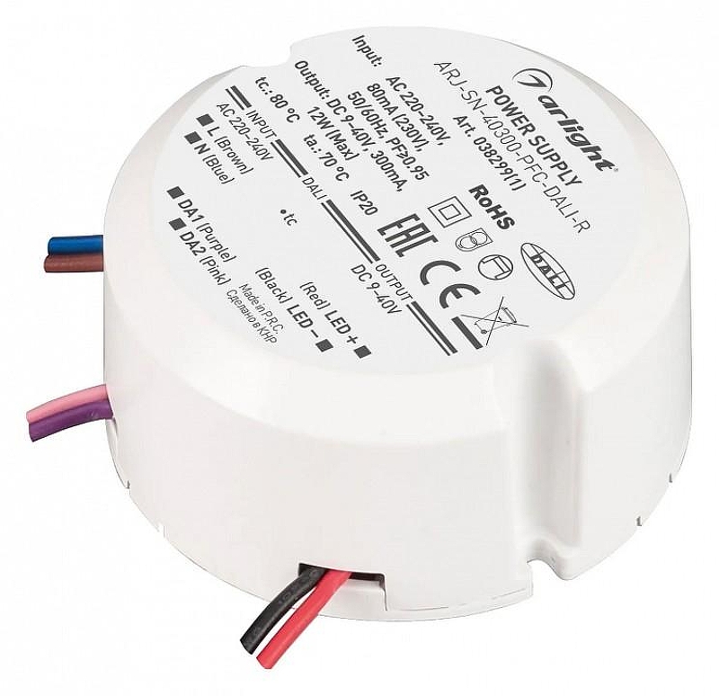 Блок питания с проводом Arlight ARJ 038299(1) IP 20