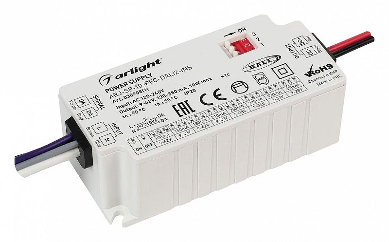 Блок питания с проводом Arlight ARJ-SP 030908(1) IP 20