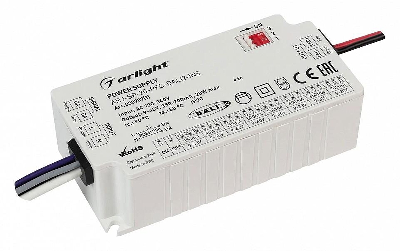 Блок питания с проводом Arlight ARJ-SP 030909(1) IP 20