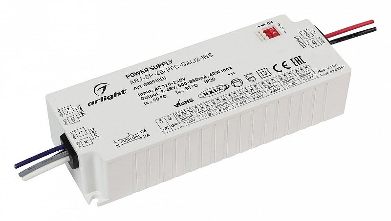Блок питания с проводом Arlight ARJ-SP 030910(1) IP 20