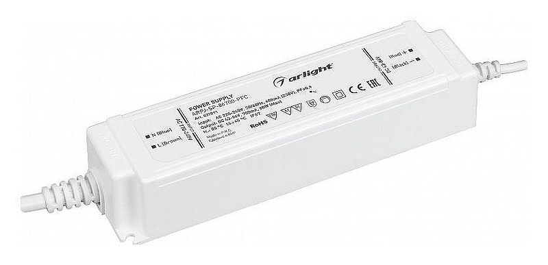 Блок питания с проводом Arlight ARPJ 37891 IP 67
