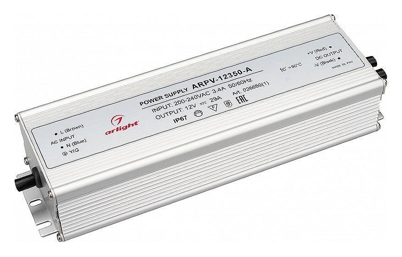 Блок питания с проводом Arlight ARPV 026680(1) IP 67
