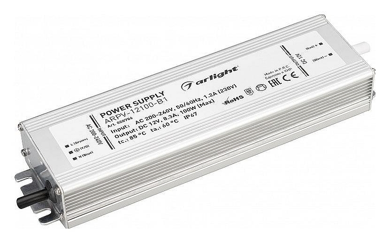 Блок питания с проводом Arlight ARPV 028786 IP 67