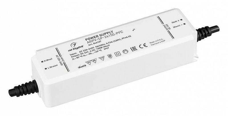Блок питания с проводом Arlight ARPV 46107'0 цвет Белый
