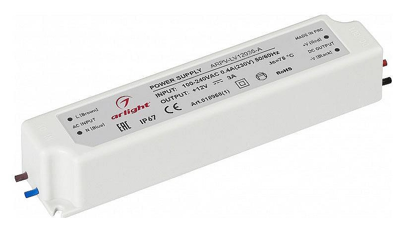 Блок питания с проводом Arlight ARPV-LV 018968(1) IP 67