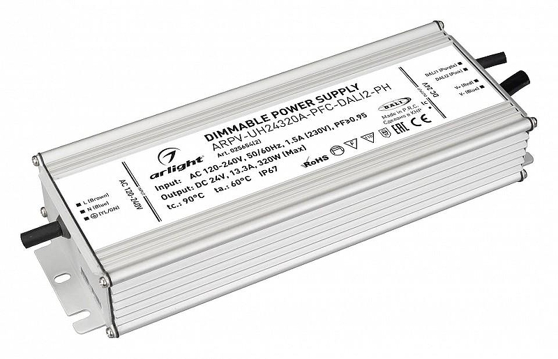 Блок питания с проводом Arlight ARPV-UH 025654(2) цвет Серый