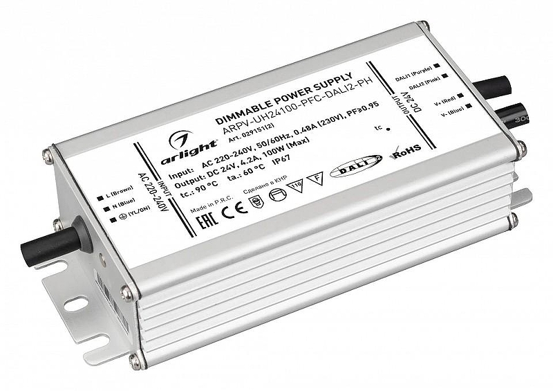 Блок питания с проводом Arlight ARPV-UH 029151(2) цвет Серый
