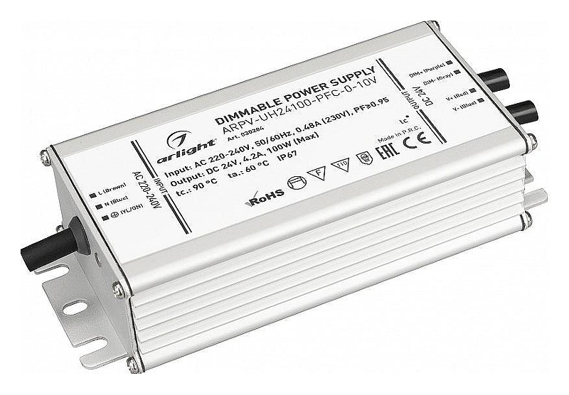 Блок питания с проводом Arlight ARPV-UH 30284 IP 67
