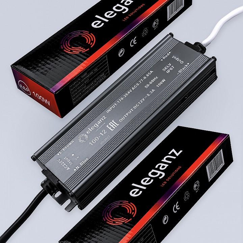 Блок питания с проводом Eleganz 1100 IP67