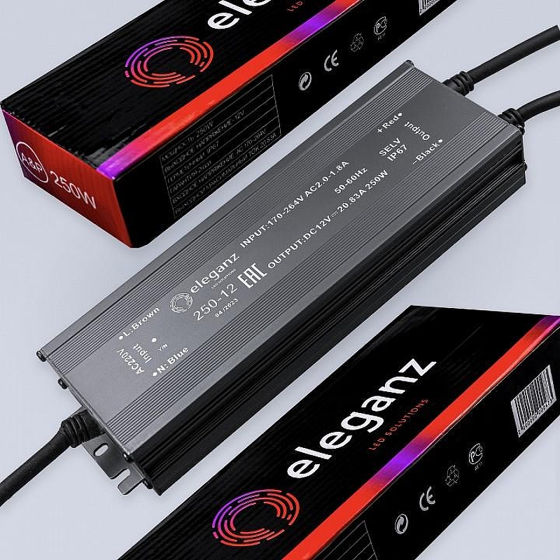 Блок питания с проводом Eleganz 1189 IP67