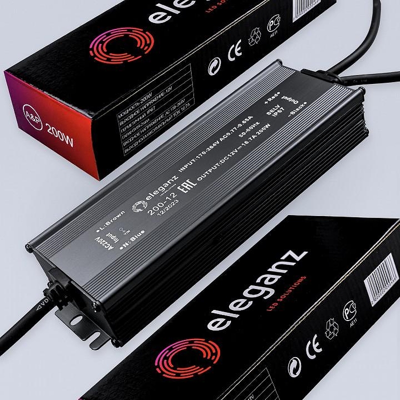 Блок питания с проводом Eleganz 1192 IP67