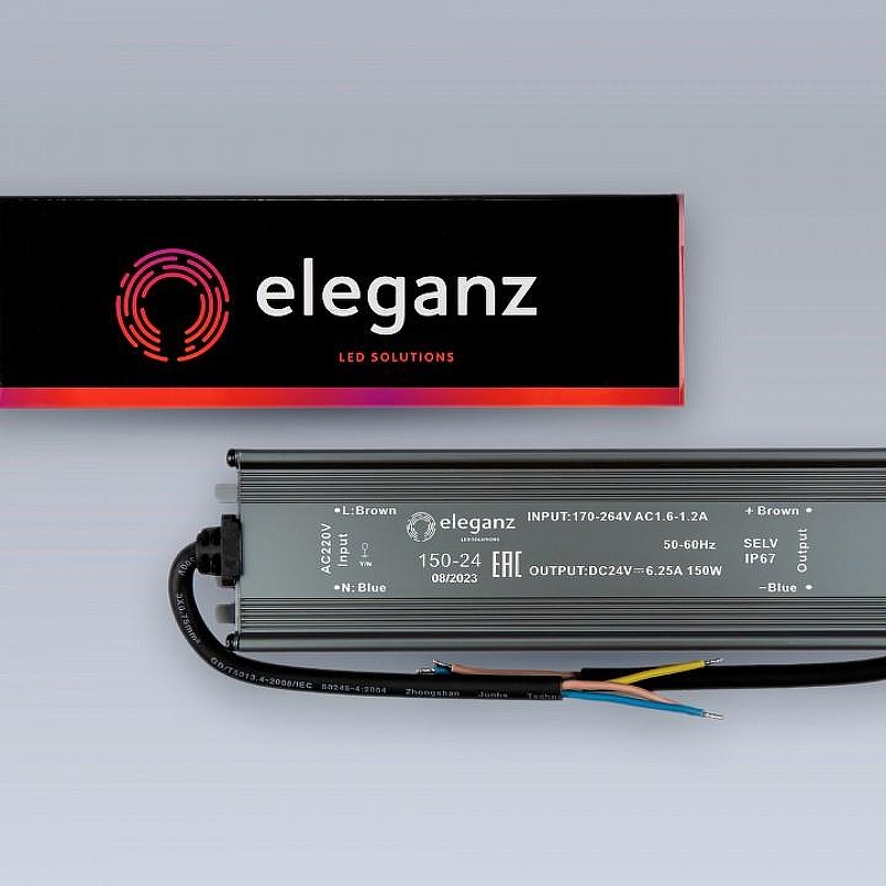 Блок питания с проводом Eleganz EL-0600 IP67