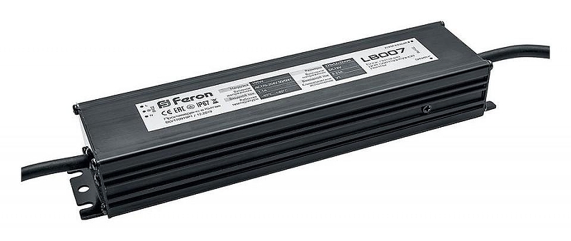 Блок питания с проводом Feron LB007 21493 IP 67