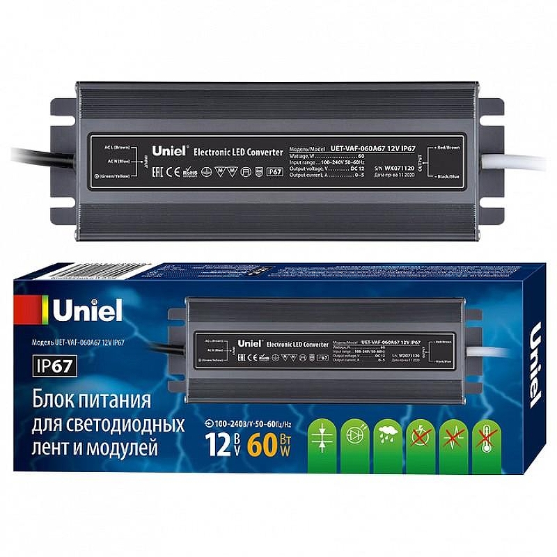 Блок питания Uniel Uet UL-00007575 цвет Серебро