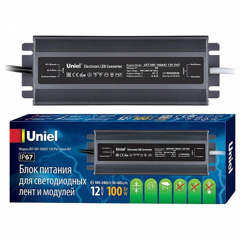 Блок питания Uniel Uet UL-00007576 цвет Серебро