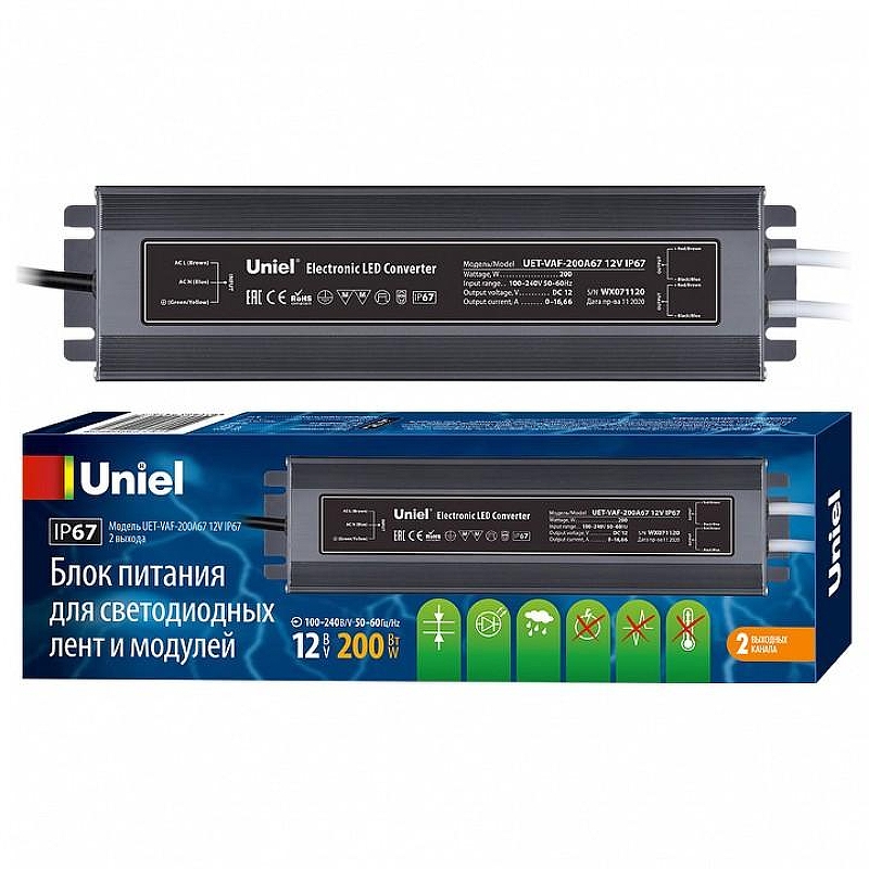 Блок питания Uniel Uet UL-00007579 цвет Серебро