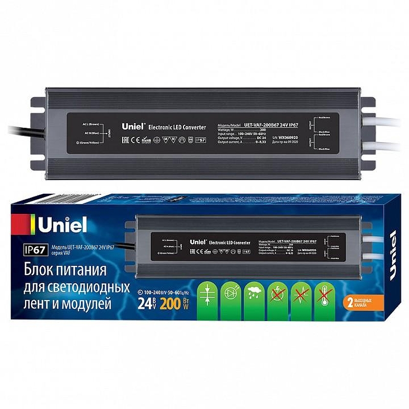 Блок питания Uniel Uet UL-00007580 цвет Серебро