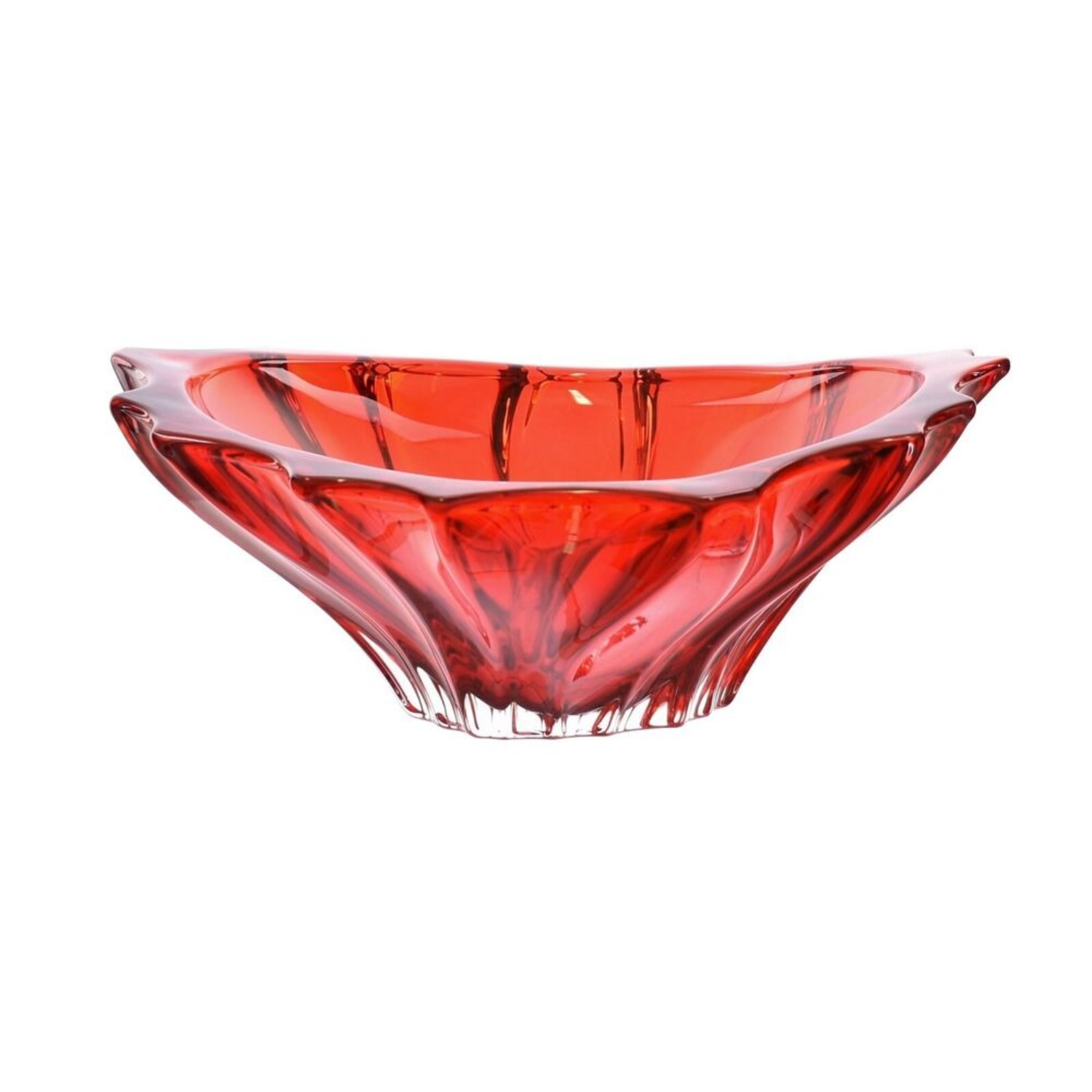 Блюдо Aurum-Crystal s.r.o. Plantica red 33 см