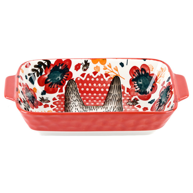 блюдо для запекания NOUVELLE HOME Каваи Форест. Кролик/Kawaii Forest. Bunny 22х13х5см 0,6л прямоуг.