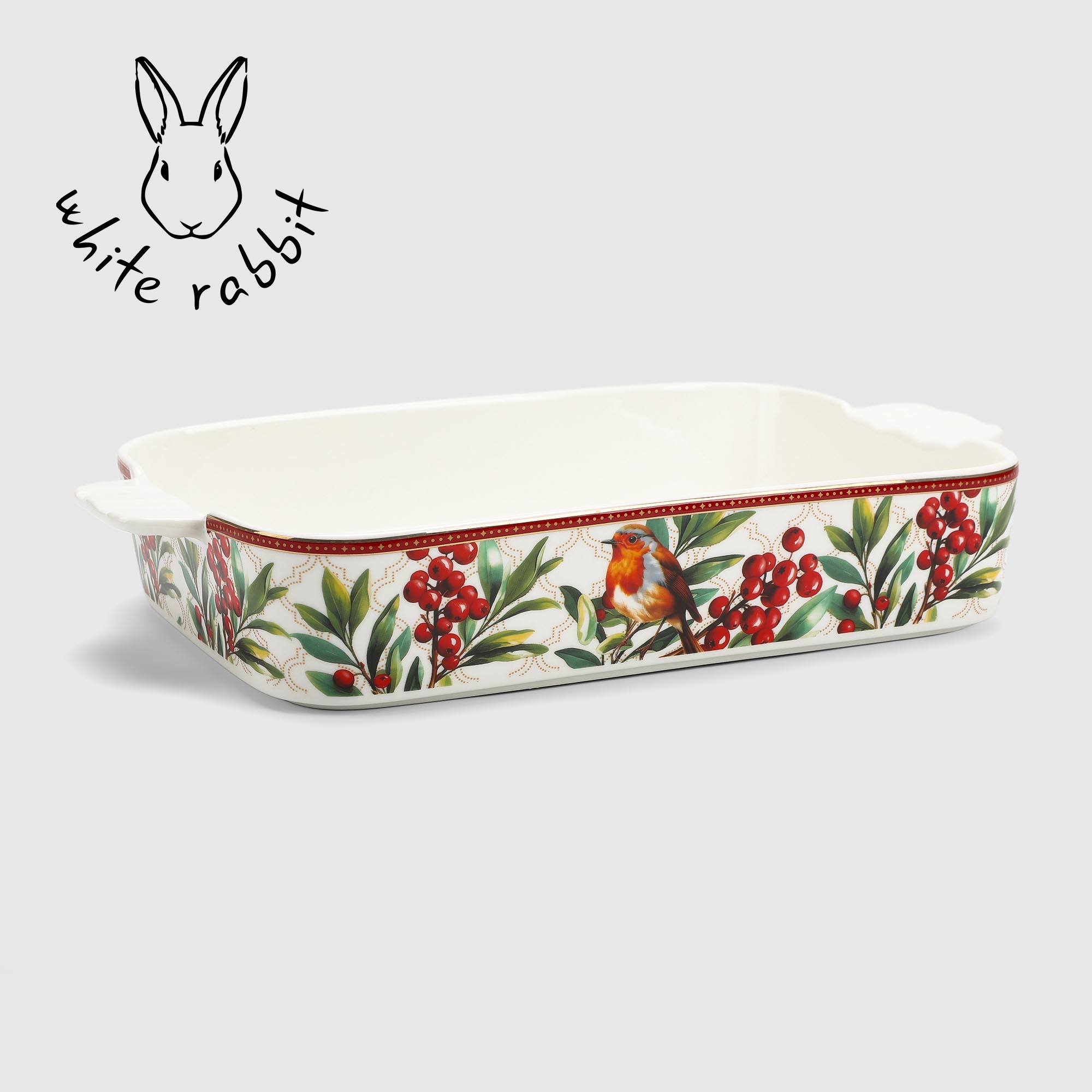 Блюдо White rabbit ny Rowan для запекания 35,5x22,8x7 см
