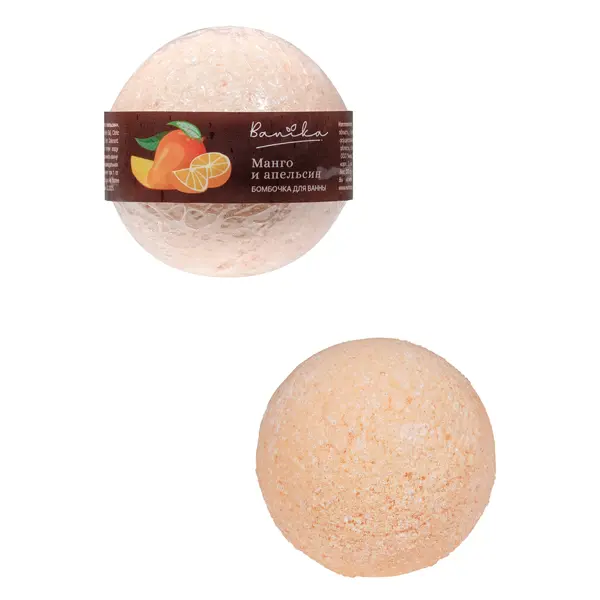 Бомбочка для ванной Banika Манго и апельсин 120 гр