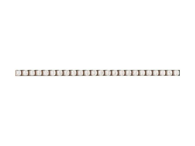 бордюр настенный KERAMA MARAZZI Бисер 20х0,6 белый