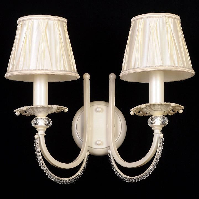 Бра Abrasax Josephine 3007/2(cream pearl) цвет плафона/подвески Бежевый, цвет арматуры Бежевый