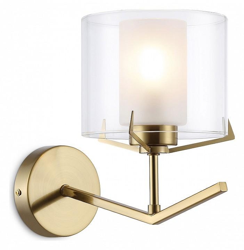 Бра Ambrella Light HIGH LIGHT LH57010 цвет плафона/подвески Белый, Прозрачный, цвет арматуры Латунь