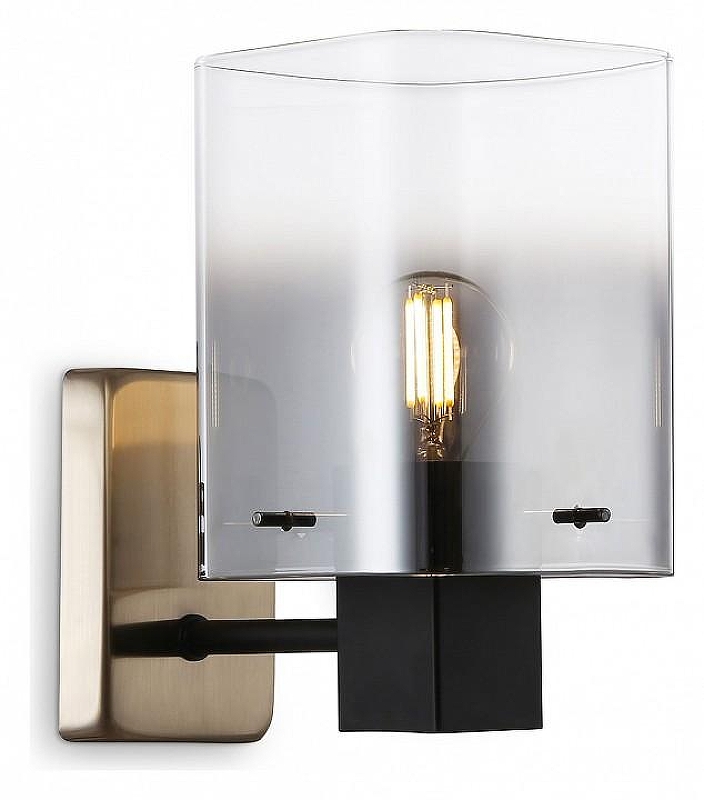 Бра Ambrella Light HIGH LIGHT LH57045 цвет плафона/подвески Дымчатый, цвет арматуры Латунь, Черный