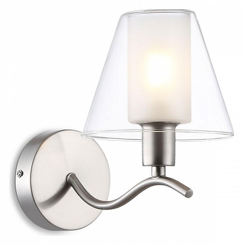 Бра Ambrella Light HIGH LIGHT LH57085 цвет плафона/подвески Белый, Прозрачный, цвет арматуры Никель