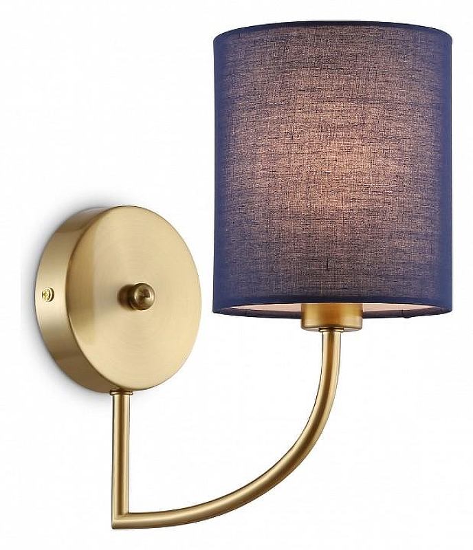 Бра Ambrella Light HIGH LIGHT LH71275 цвет плафона/подвески Синий, цвет арматуры Латунь