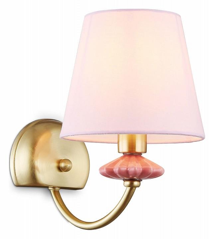 Бра Ambrella Light HIGH LIGHT LH75027 цвет плафона/подвески Розовый, цвет арматуры Золото