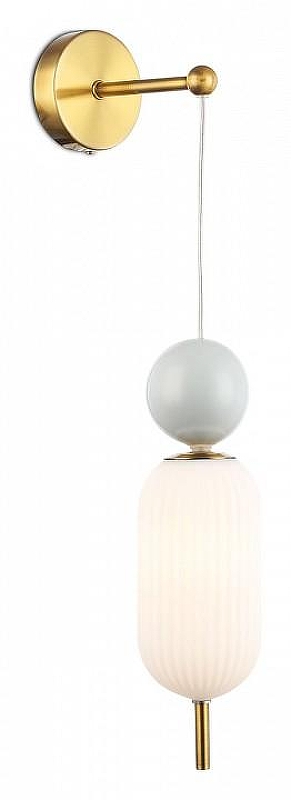 Бра Ambrella Light LH LH53108 цвет плафона/подвески Белый, цвет арматуры Белый, Латунь