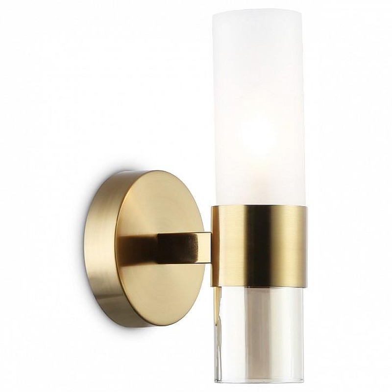 Бра Ambrella Light LH LH55116 цвет плафона/подвески Белый, Оранжевый, цвет арматуры Латунь