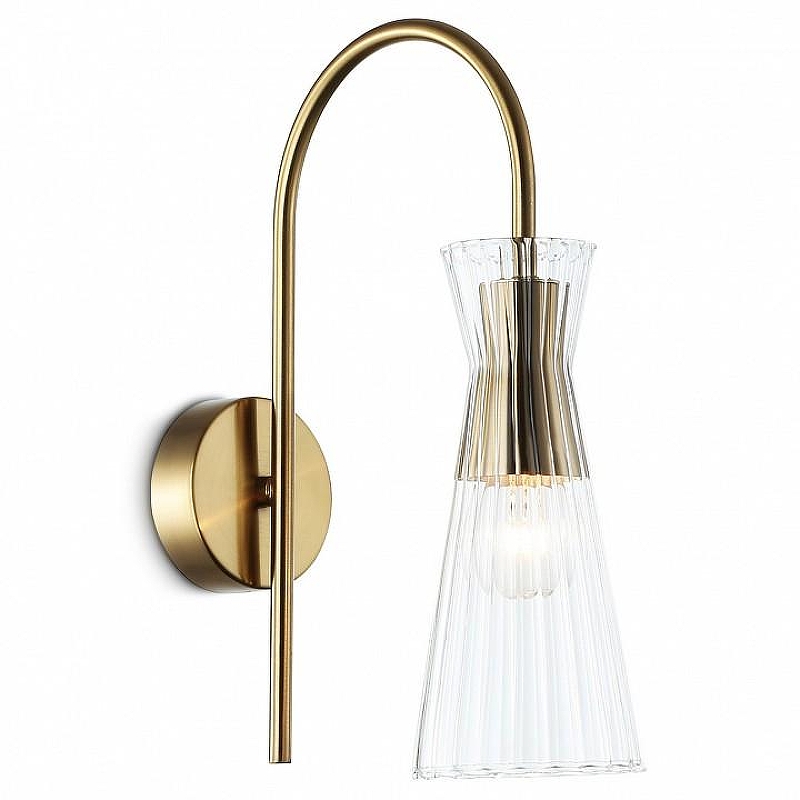 Бра Ambrella Light LH LH55705 цвет плафона/подвески Прозрачный, цвет арматуры Латунь