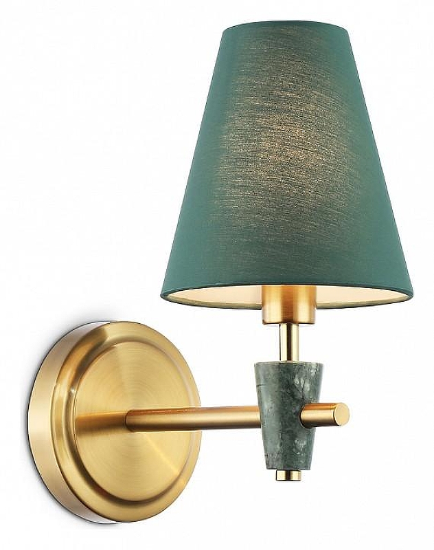 Бра Ambrella Light LH LH75055 цвет плафона/подвески Зеленый, цвет арматуры Латунь