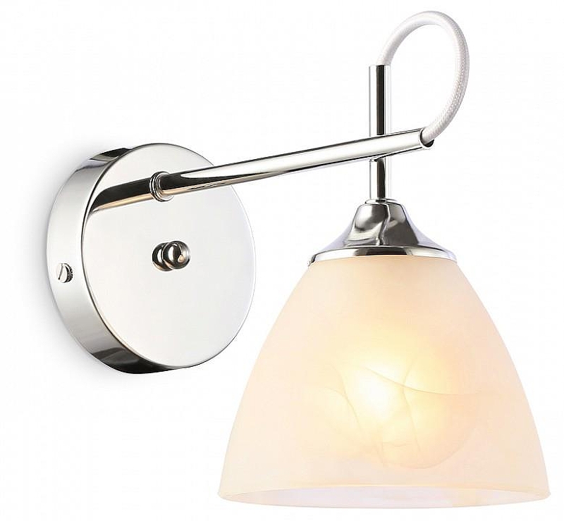 Бра Ambrella Light TR TR3045 цвет плафона/подвески Белый, цвет арматуры Хром