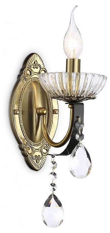 Бра Ambrella Light TR TR4954 цвет плафона/подвески Прозрачный, цвет арматуры Золото, Черный