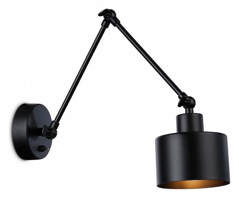 Бра Ambrella Light TR TR8148 цвет плафона/подвески Черный, цвет арматуры Черный