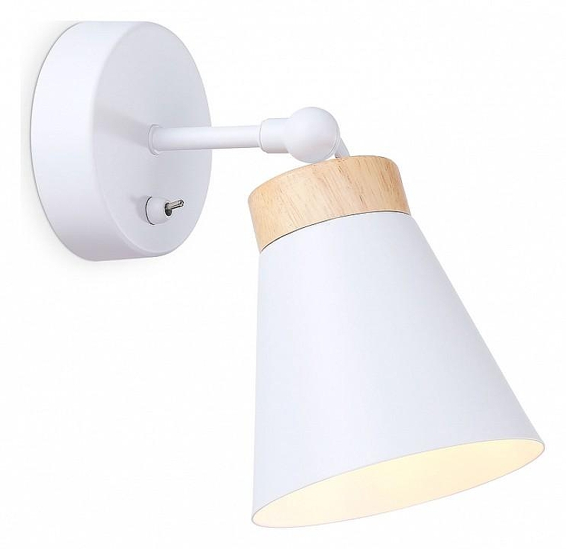 Бра Ambrella Light TR TR8213 цвет плафона/подвески Белый, цвет арматуры Белый, Коричневый