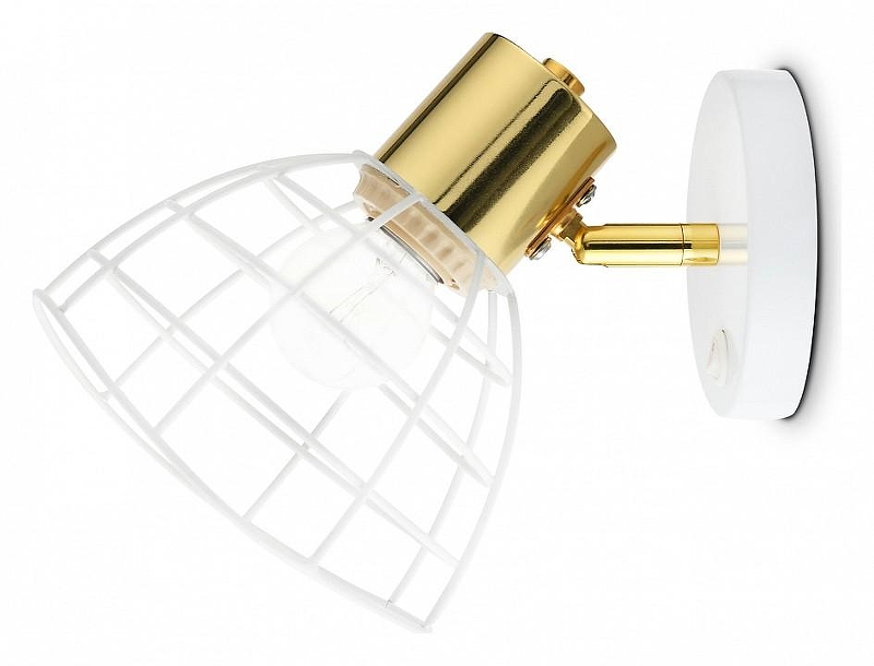 Бра Ambrella Light TR TR8600 цвет плафона/подвески Белый, цвет арматуры Белый, Золото