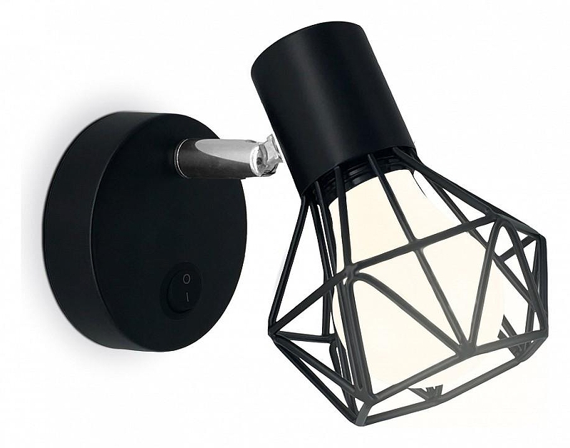 Бра Ambrella Light TR TR8620 цвет плафона/подвески Черный, цвет арматуры Черный