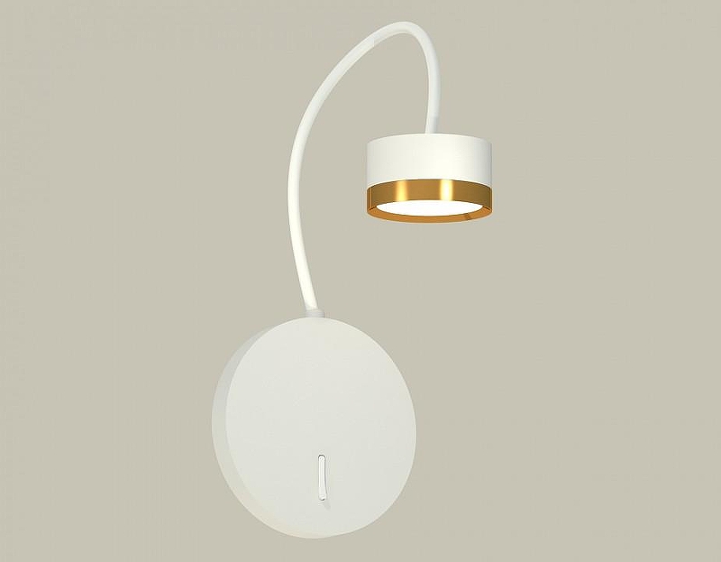 Бра Ambrella Light XB XB9595152 цвет плафона/подвески Золото, цвет арматуры Белый