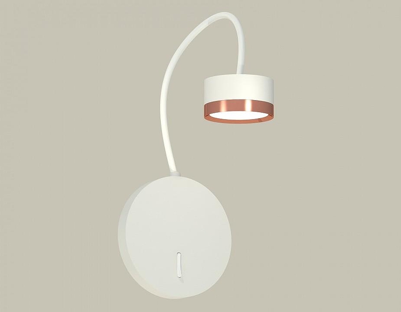 Бра Ambrella Light XB XB9595153 цвет плафона/подвески Золото, цвет арматуры Белый