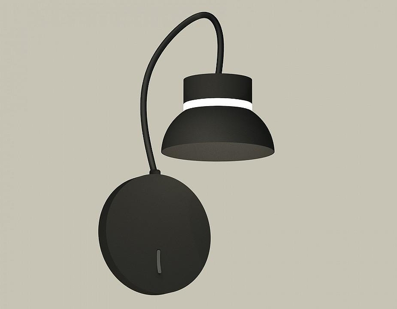 Бра Ambrella Light XB XB9596100 цвет плафона/подвески Черный, цвет арматуры Черный