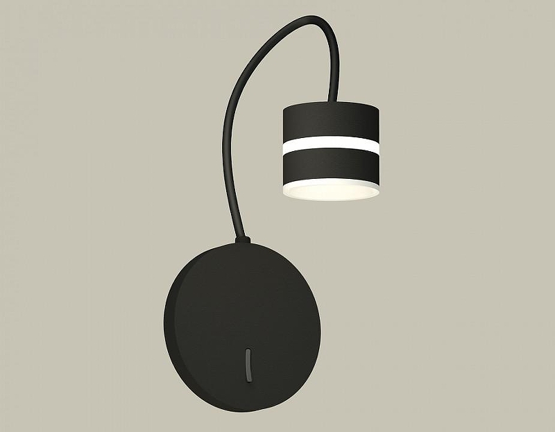 Бра Ambrella Light XB XB9596202 цвет плафона/подвески Белый, Черный, цвет арматуры Черный