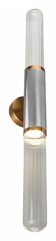 Бра Aployt Bryn1a APL.307.11.02 цвет плафона/подвески Прозрачный, цвет арматуры Бронза, Серебро