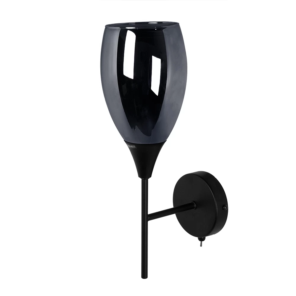 Бра Arte Lamp Barry E14 40 Вт 220 В черное IP20 (A7951AP-1BK)