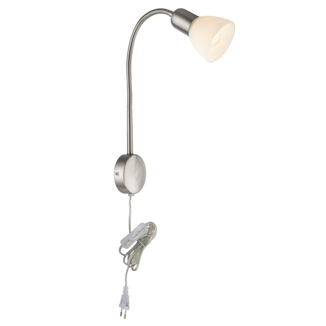 бра ARTE LAMP Фалено E14 40Вт металл стекло хром